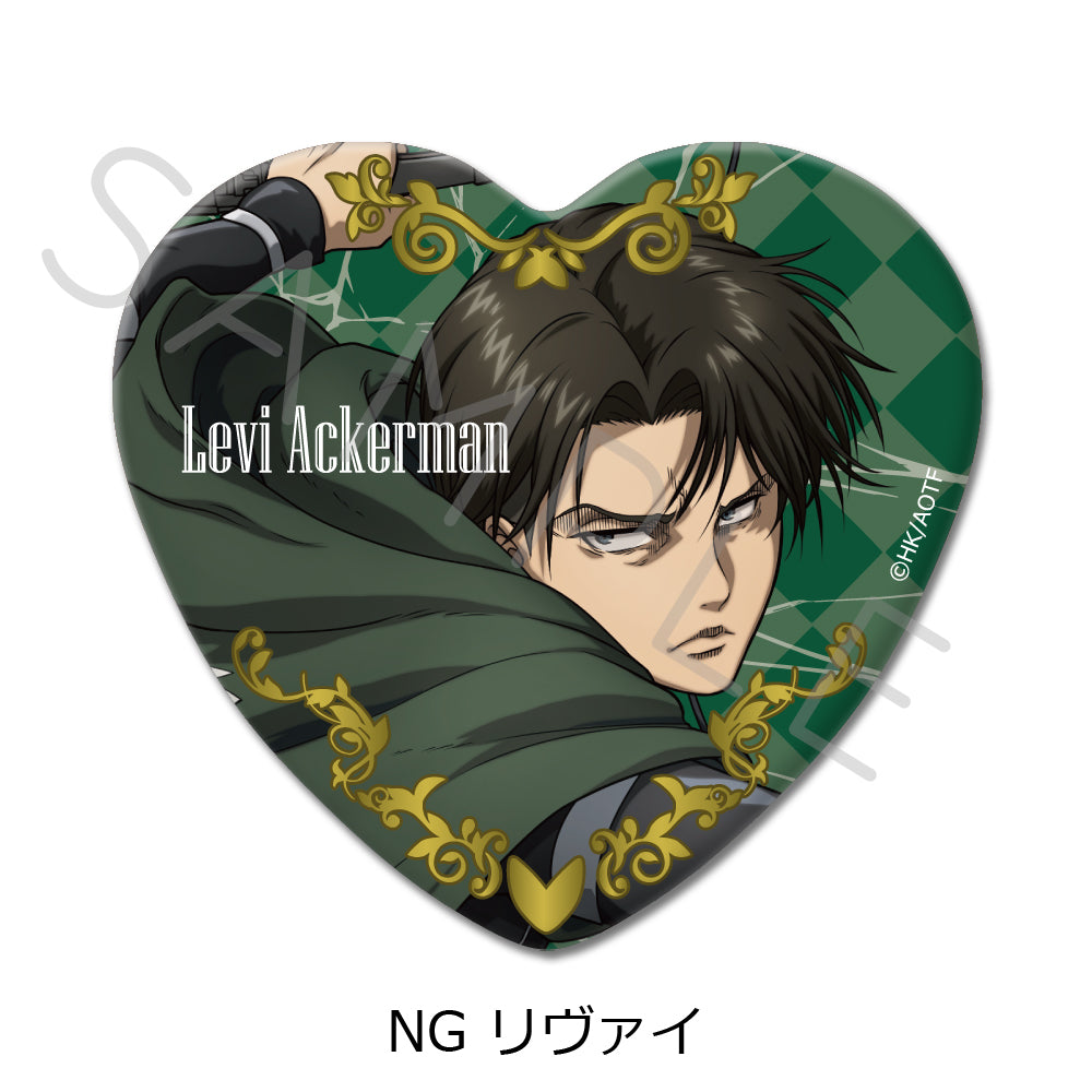 PRE-ORDER! Attack on Titan: The Final Season 10th Edition Heart Badge