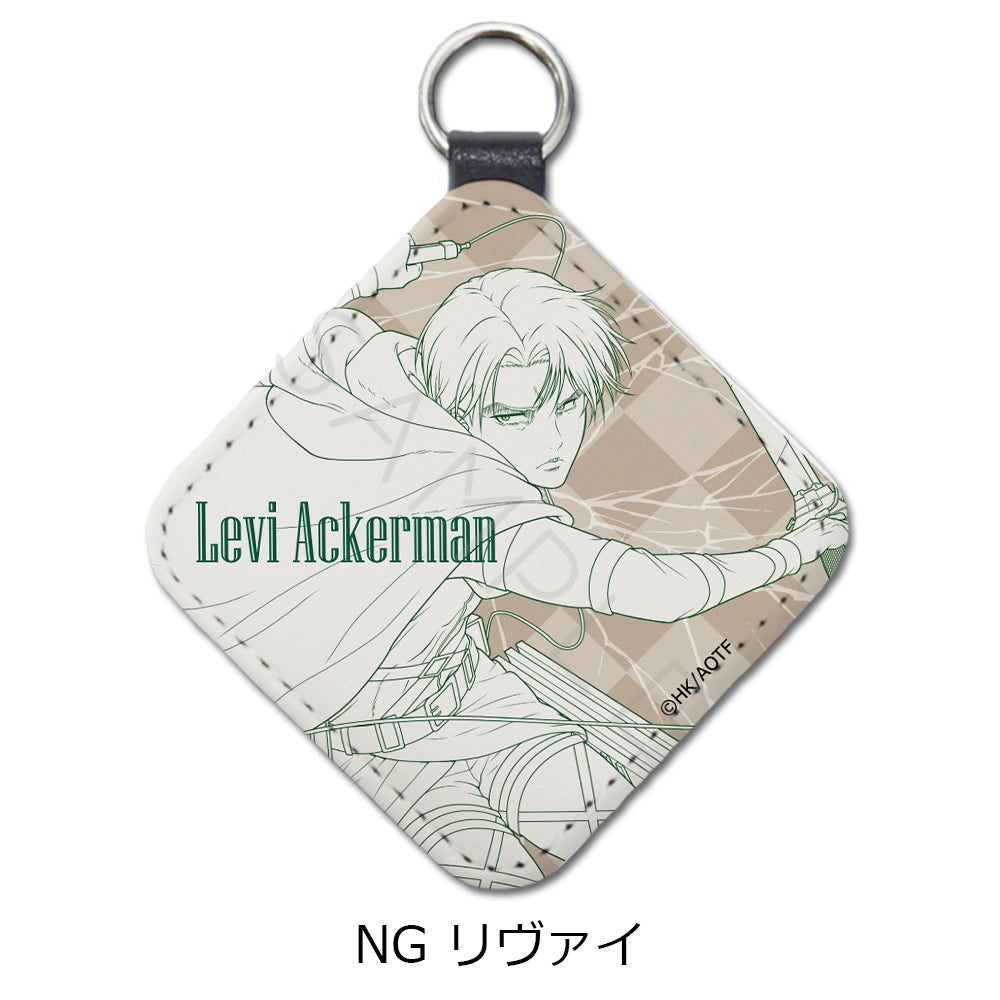 PRE-ORDER! Attack on Titan: The Final Season 10th Edition Leather Keychain Charm
