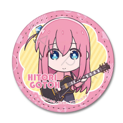 PRE-ORDER! Bocchi the Rock! Circular Leather Badge