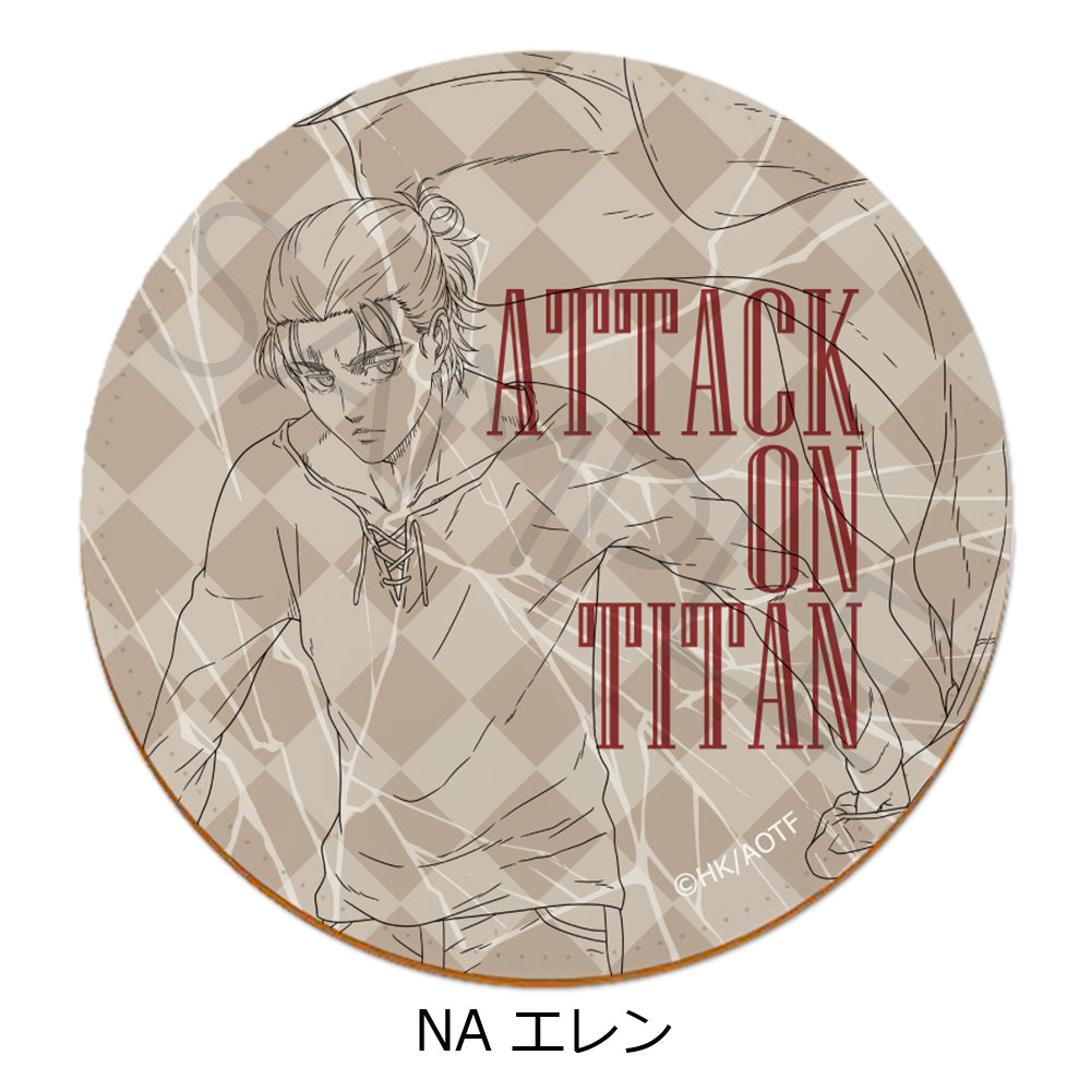 PRE-ORDER! Attack on Titan: The Final Season 10th Edition Leather Coaster