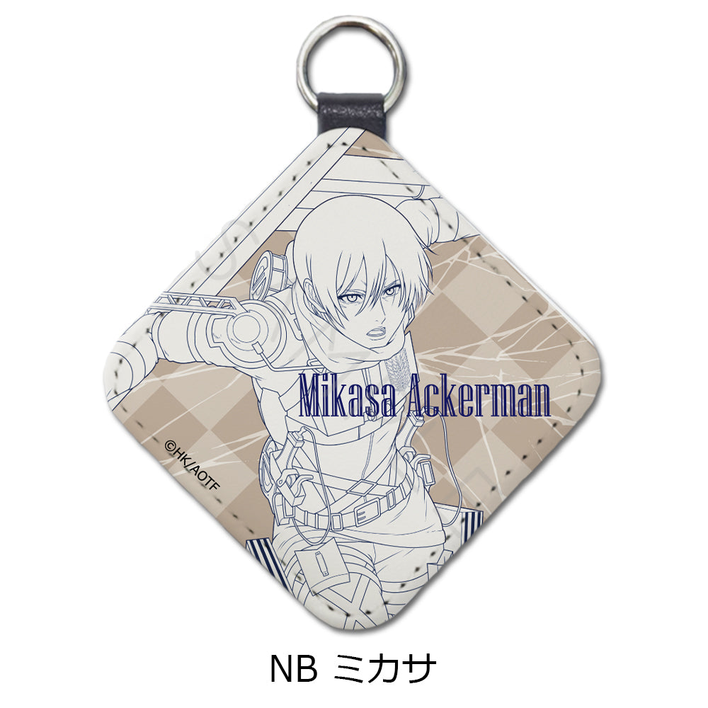 PRE-ORDER! Attack on Titan: The Final Season 10th Edition Leather Keychain Charm