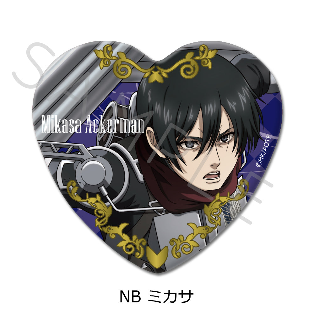 PRE-ORDER! Attack on Titan: The Final Season 10th Edition Heart Badge