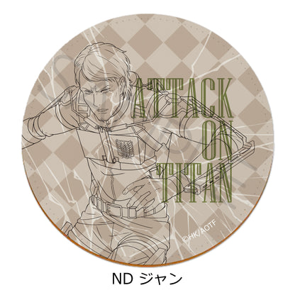 PRE-ORDER! Attack on Titan: The Final Season 10th Edition Leather Coaster