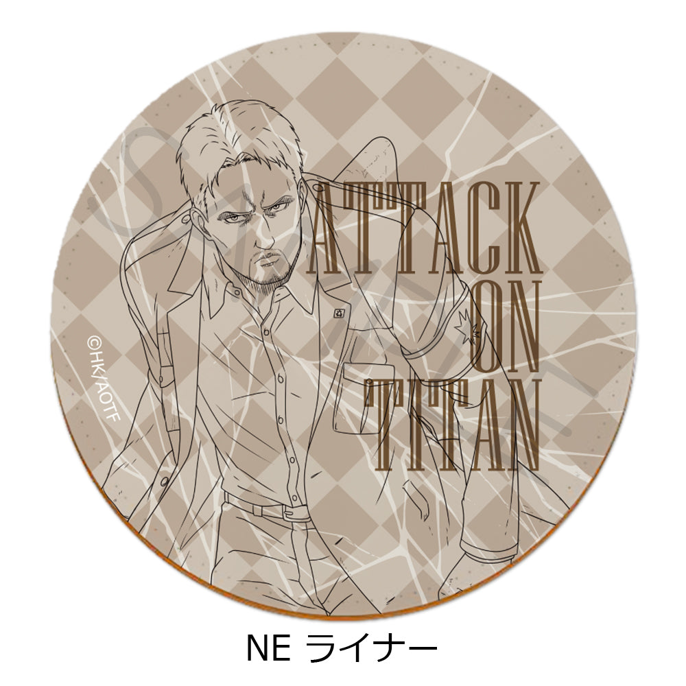 PRE-ORDER! Attack on Titan: The Final Season 10th Edition Leather Coaster