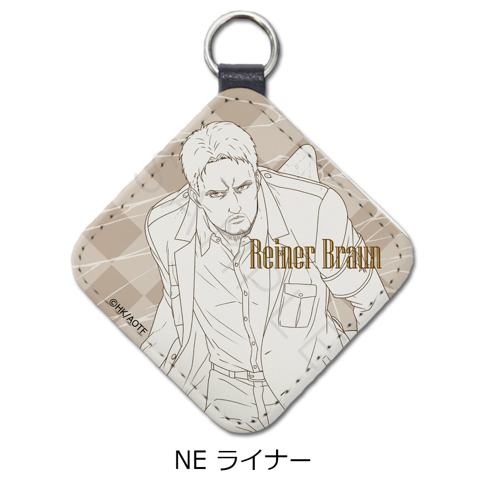 PRE-ORDER! Attack on Titan: The Final Season 10th Edition Leather Keychain Charm