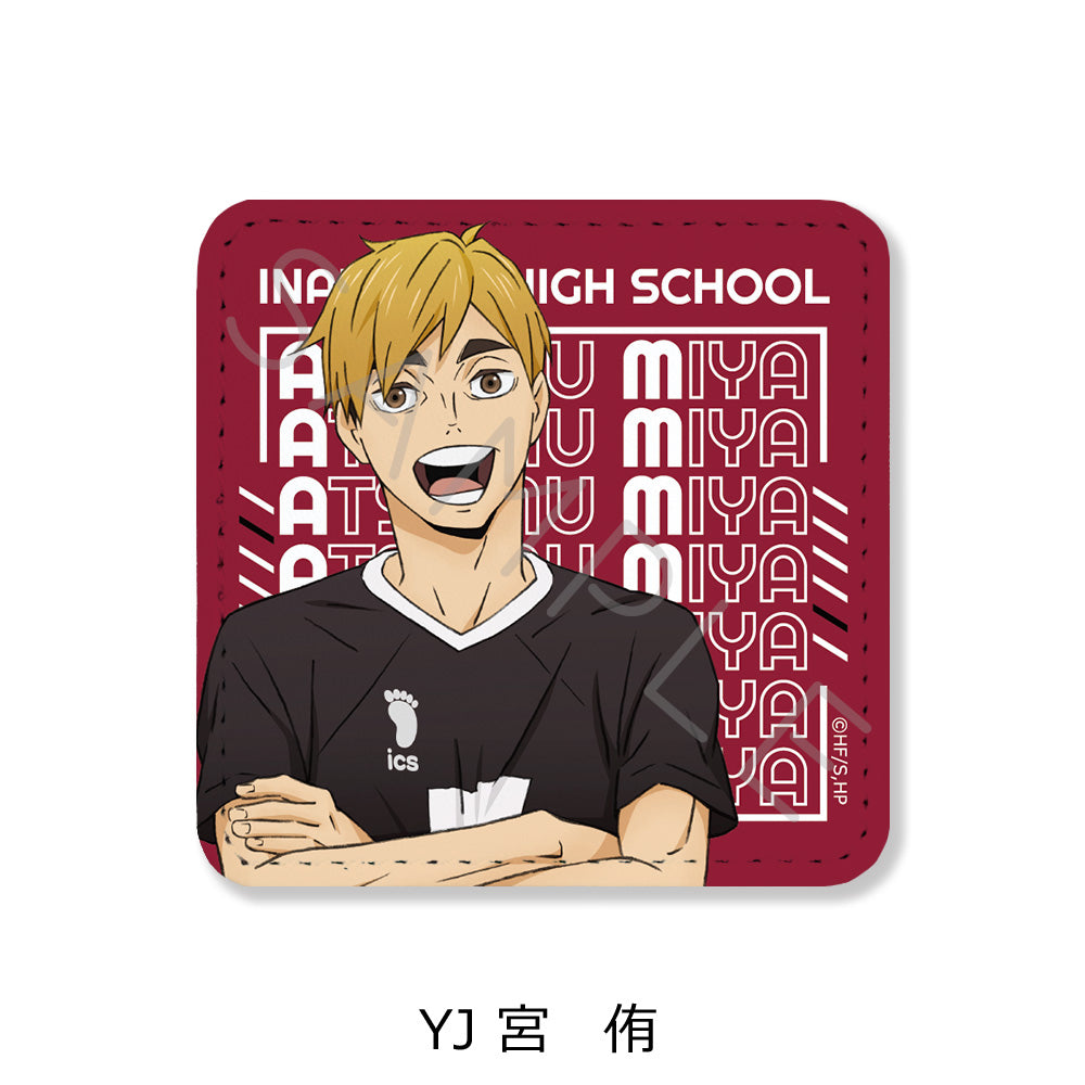 PRE-ORDER! Haikyu!! 7th Edition Square Leather Badge