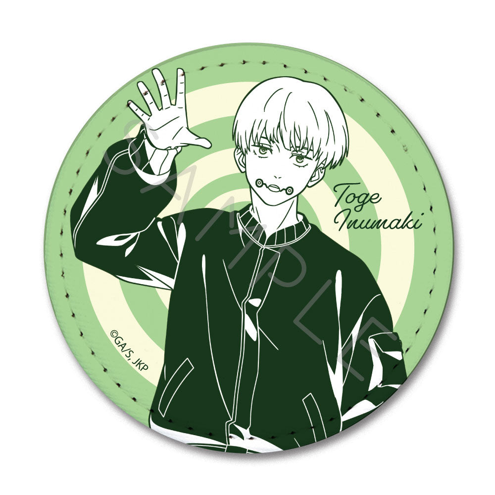 PRE-ORDER! Jujutsu Kaisen 2nd Season 3rd Edition Circular Leather Badge